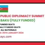Young Public Diplomacy Summit in Baku, Azerbaijan